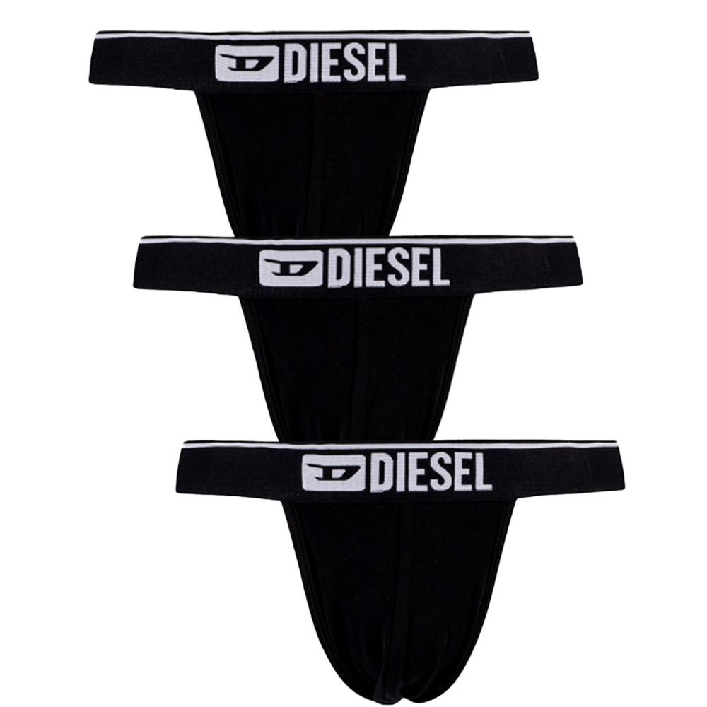 Diesel Jockstrap 3-pack zwart 