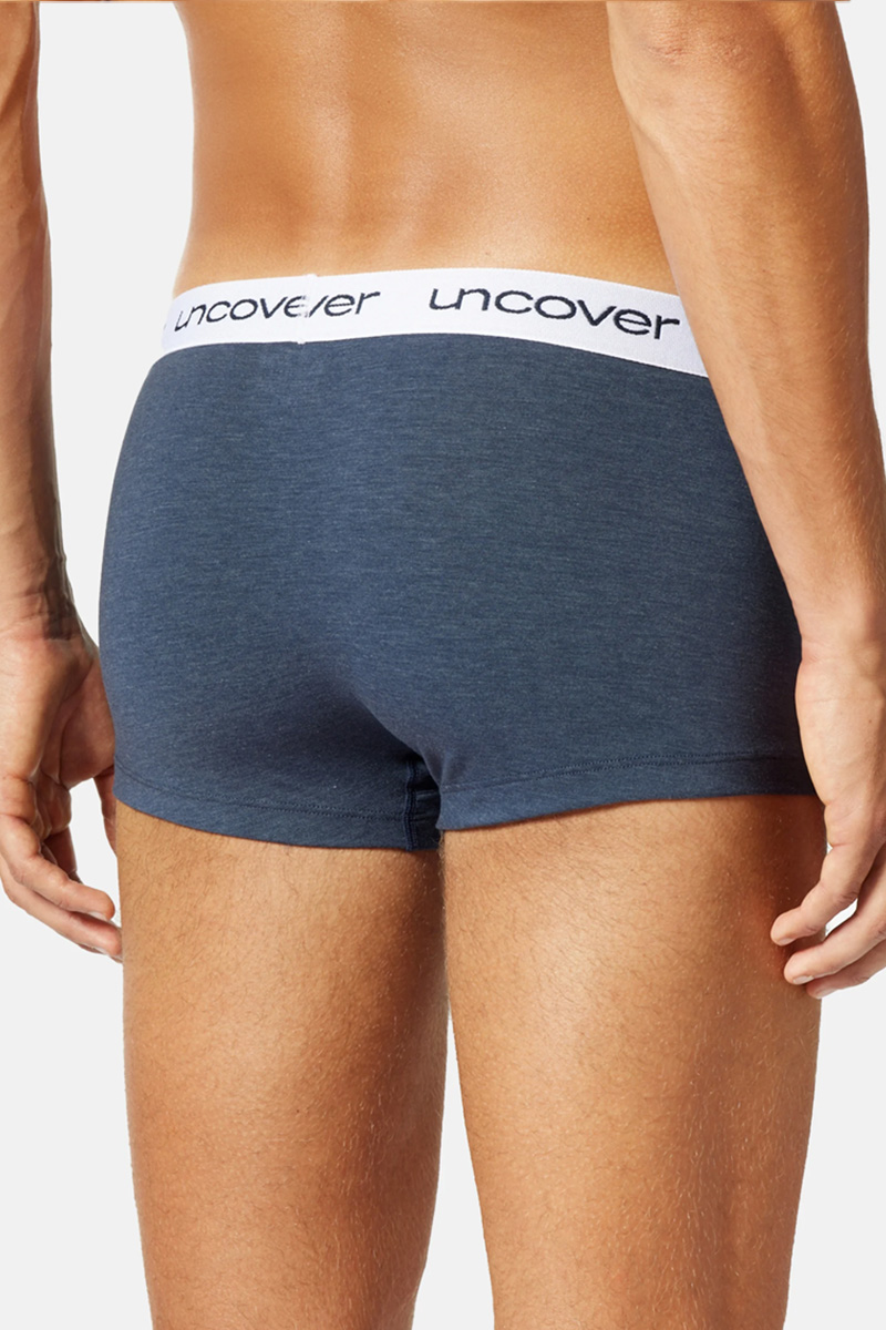 Schiesser Boxershorts Uncover Function blauw 3-pack