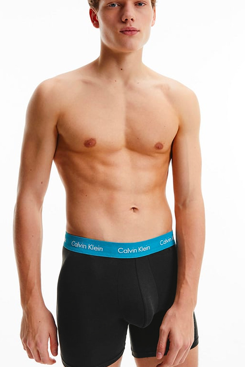 Calvin Klein Boxershorts long 3-pack zwart