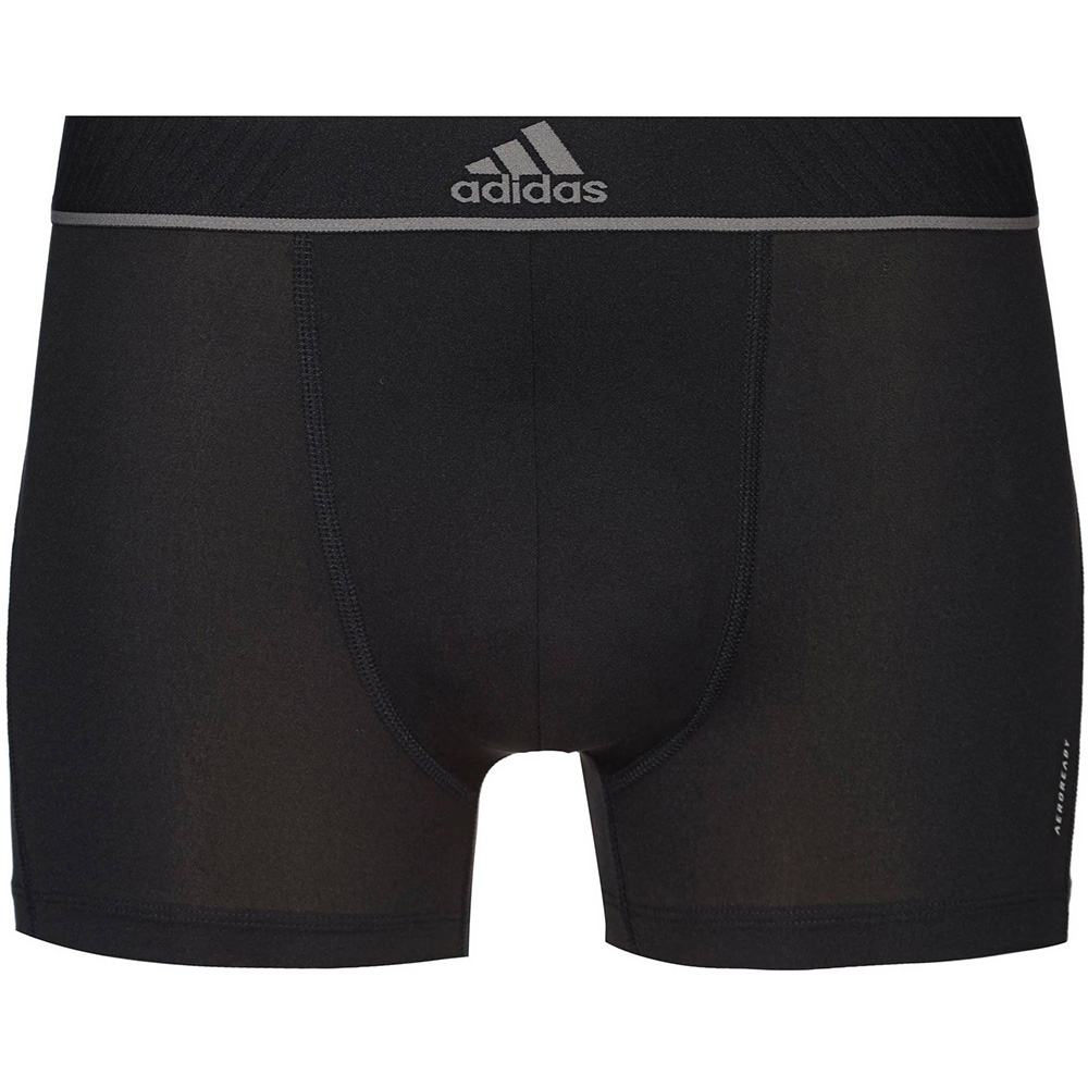 Adidas boxershorts active microfiber flex 3-pack grijs-zwart