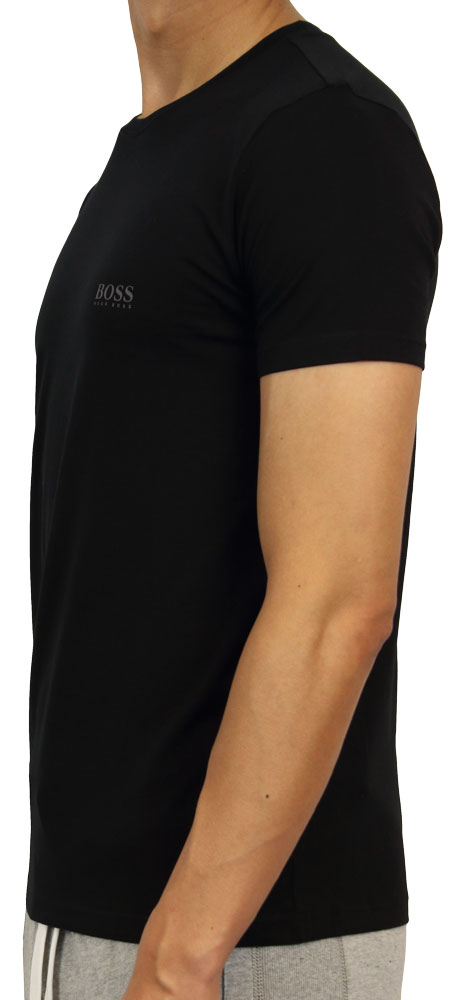 Hugo Boss T-shirt zwart zijkant