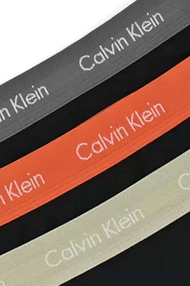 Calvin Klein Boxershorts 3-pack trunk zwart-multi color logoband