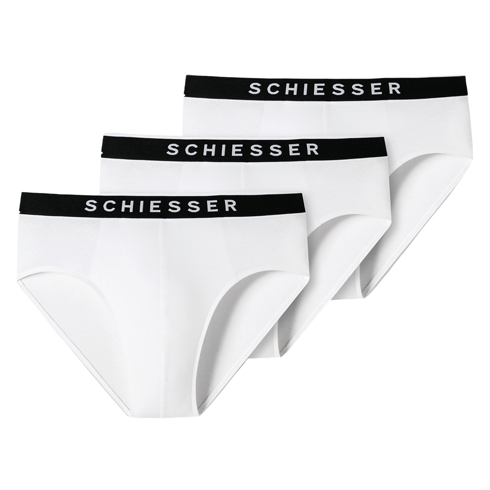 Schiesser Rio slips 95-5 3-Pack wit