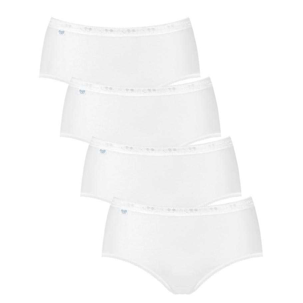 Sloggi Basic+ Midi slip wit 4-pack = 3+1 gratis