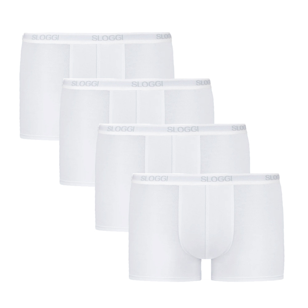 Sloggi men Basic short wit 4-pack = 3+1 gratis 