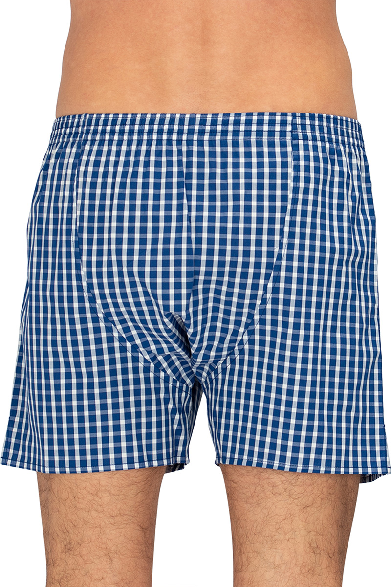 Deal Boxer blauw ruitje