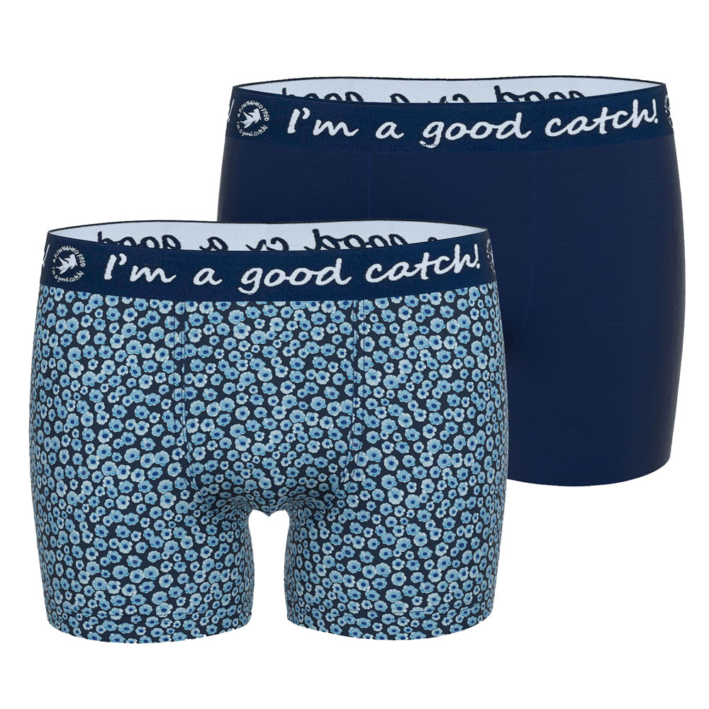 A Fish named Fred Boxershorts 2-pack Flowers
