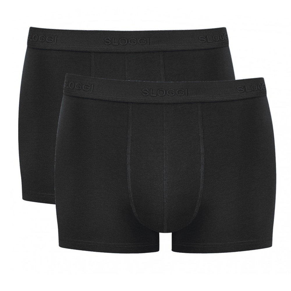 Sloggi men Short 24/7 2-pack zwart