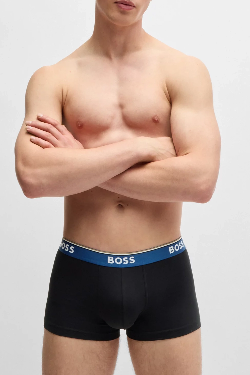 Hugo Boss Power boxershort - trunk 3-pack blauw