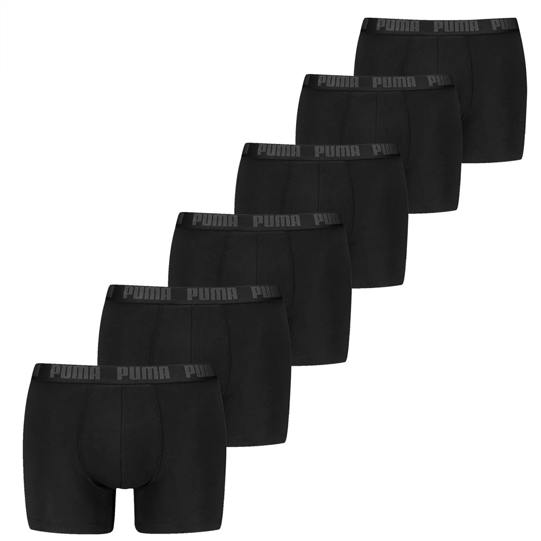 Puma Boxershorts 6-pack zwart