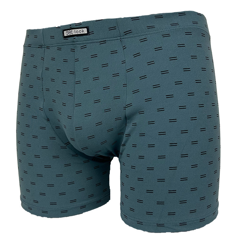 Set Boxershort microfiber Parallel grijs