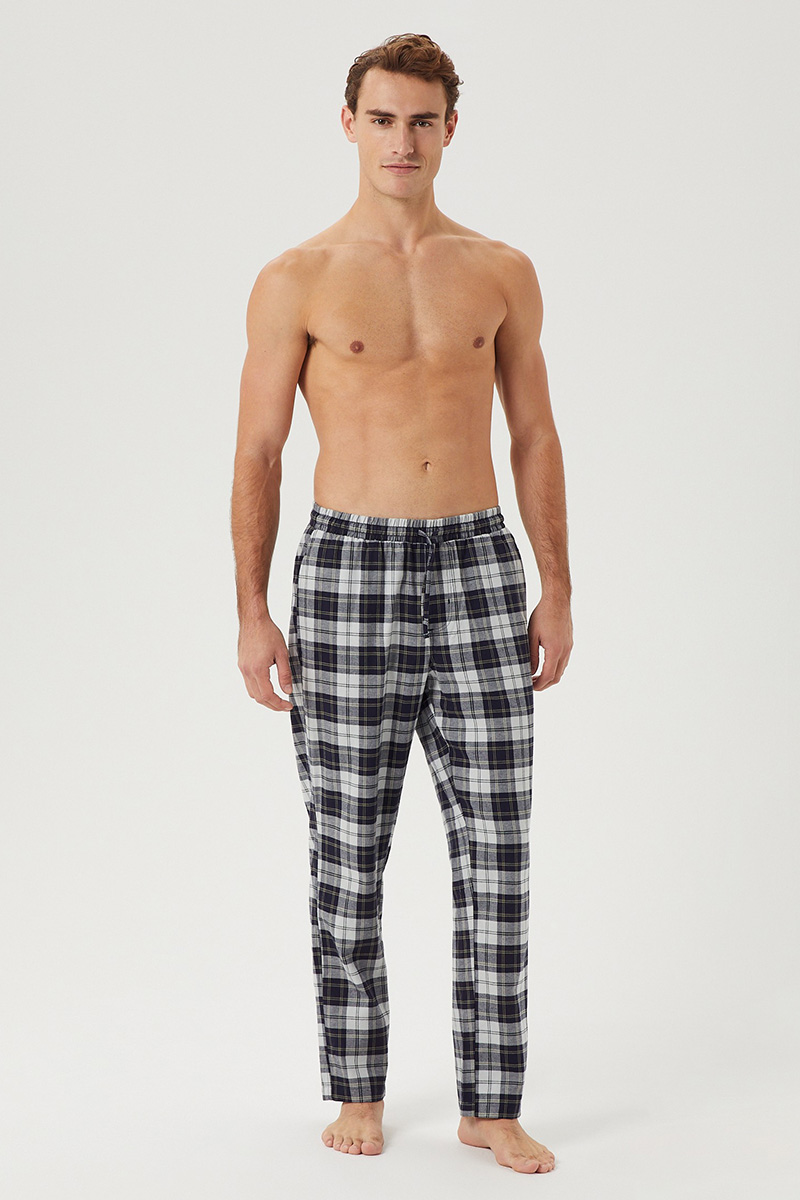 Bjorn Borg Pyjamabroek flanel grijze ruit    