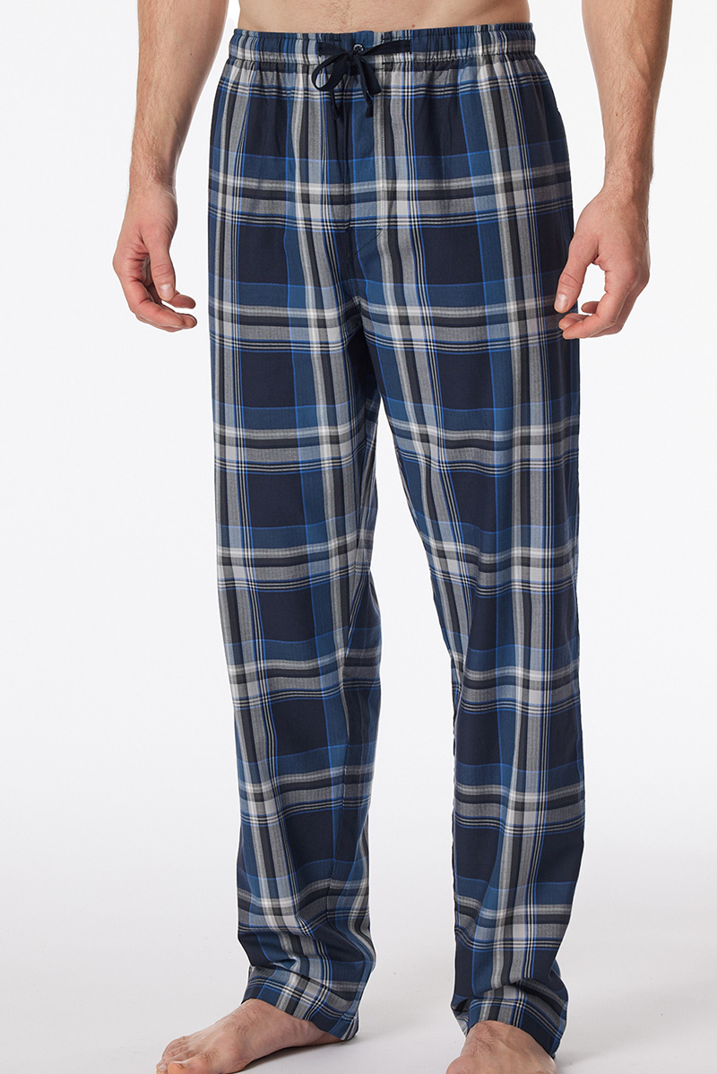 Schiesser pyjamabroek blauwe ruit