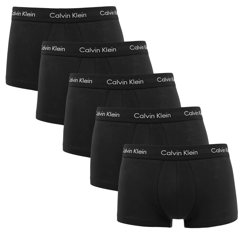 Calvin Klein Boxershorts 5-pack zwart low rise