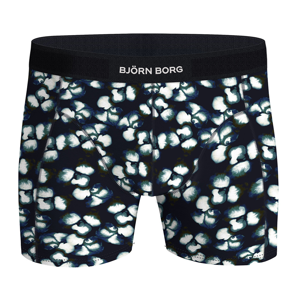 Bjorn Borg Boxershort premium cotton 2-pack blauw-print