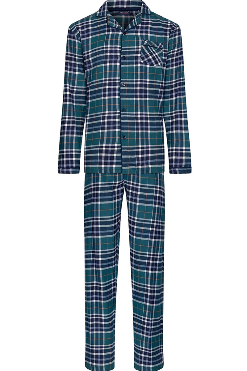 Pastunette Flanelle pyjama groen 