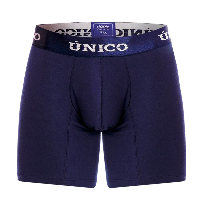 Mundo Unico boxershort long Microfiber blauw