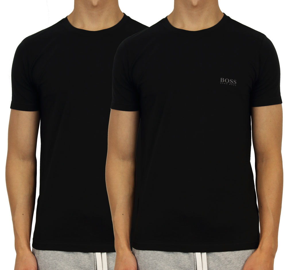 Hugo Boss T-shirt zwart 2pack