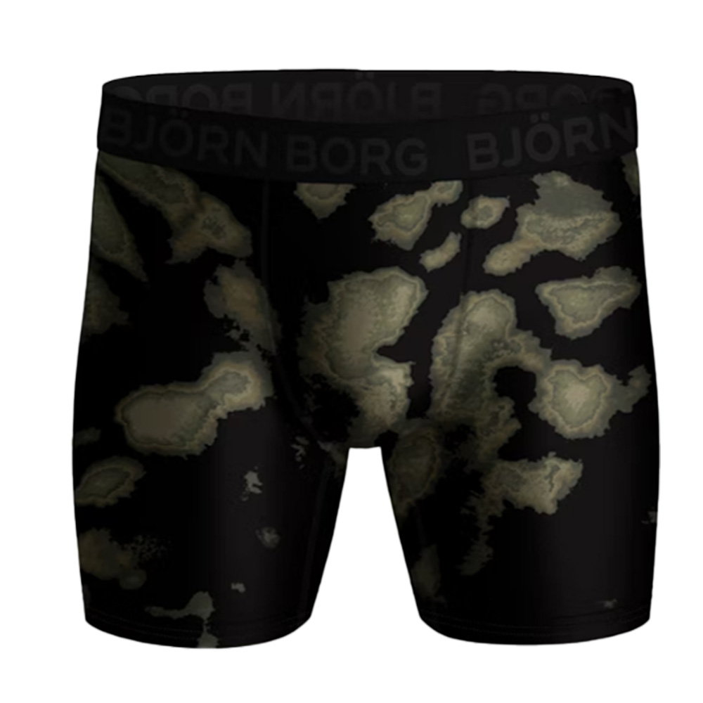 Bjorn Borg Boxershorts Performance 2-pack zwart + print