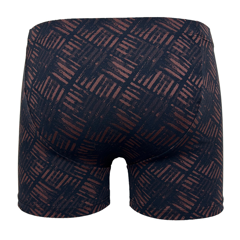 Set Boxershort microfiber Structure Tabaco