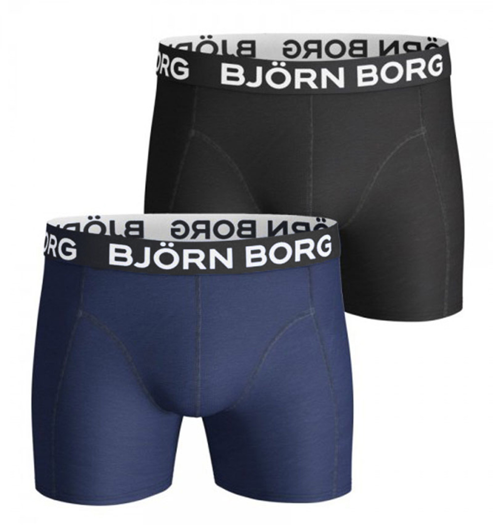 Björn Borg 2-pack heren boxershorts - Bamboe - XXL - Zwart