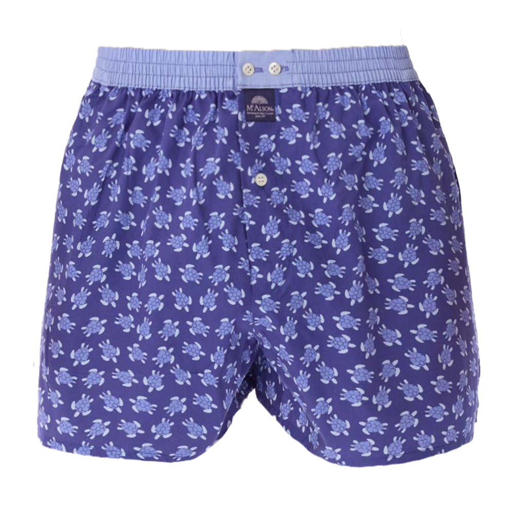 McAlson boxer Turtles blue