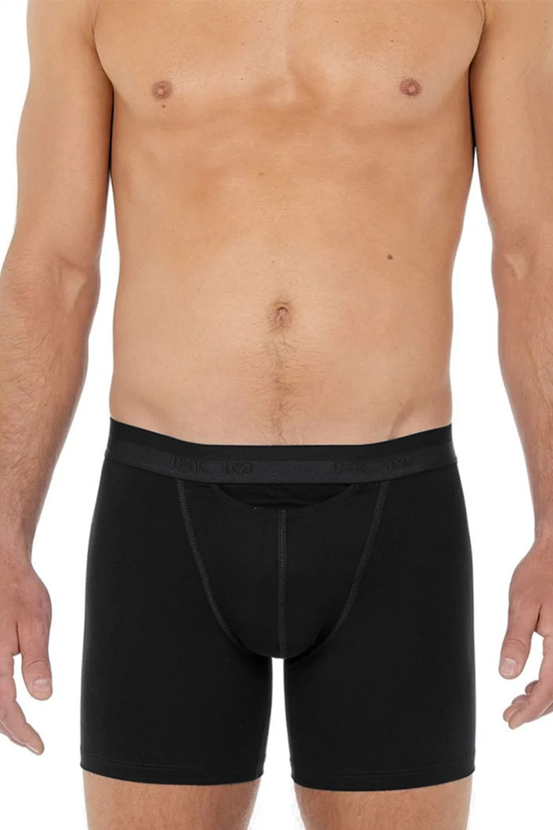 Hom Ho1 Boxershorts long actie 6-pack zwart