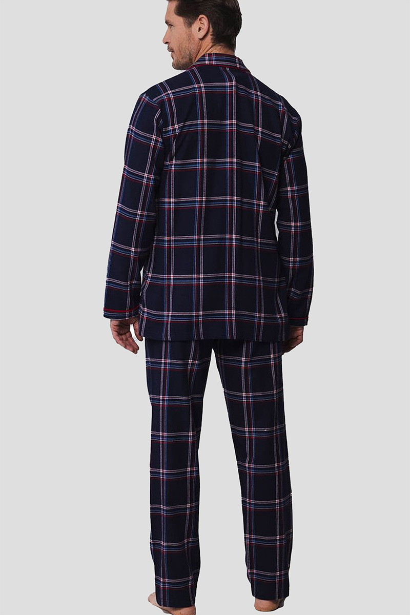 Pastunette Flanelle pyjama blauw