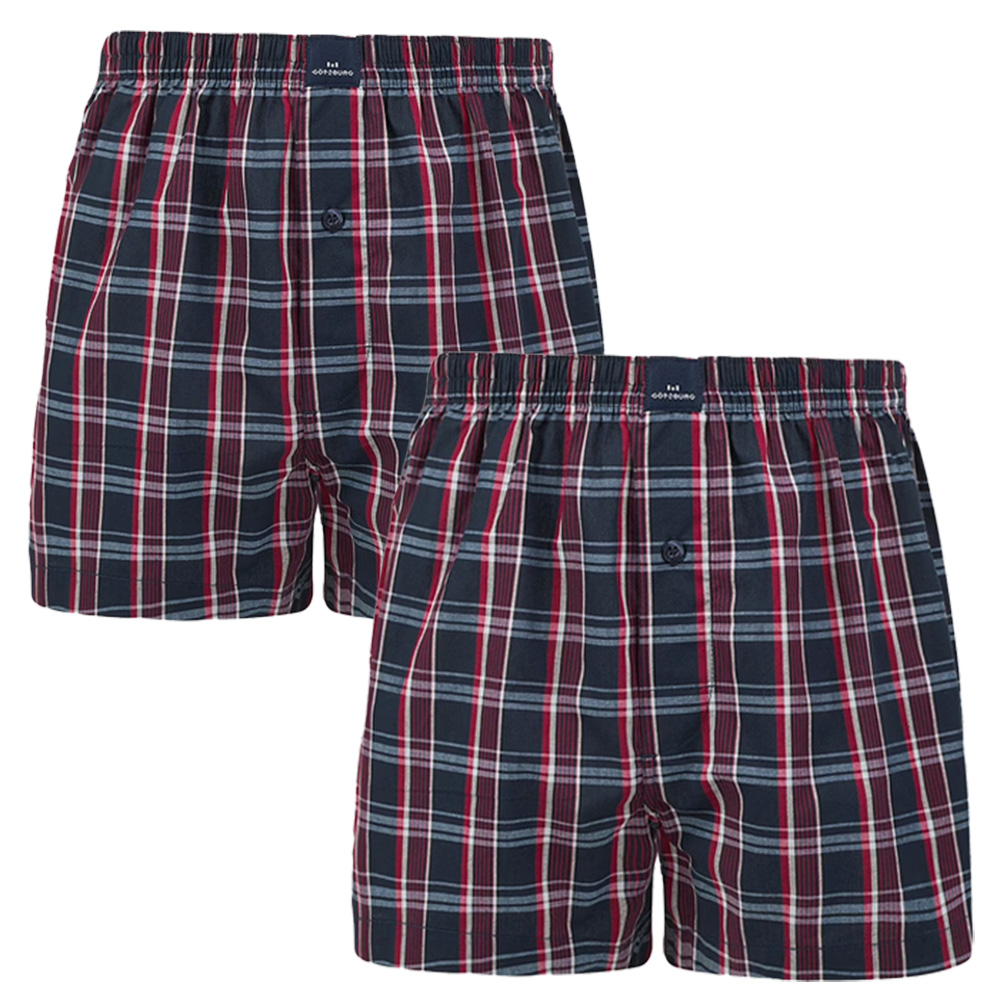 Gotzburg Boxers Clubhouse 2-pack donkerblauw