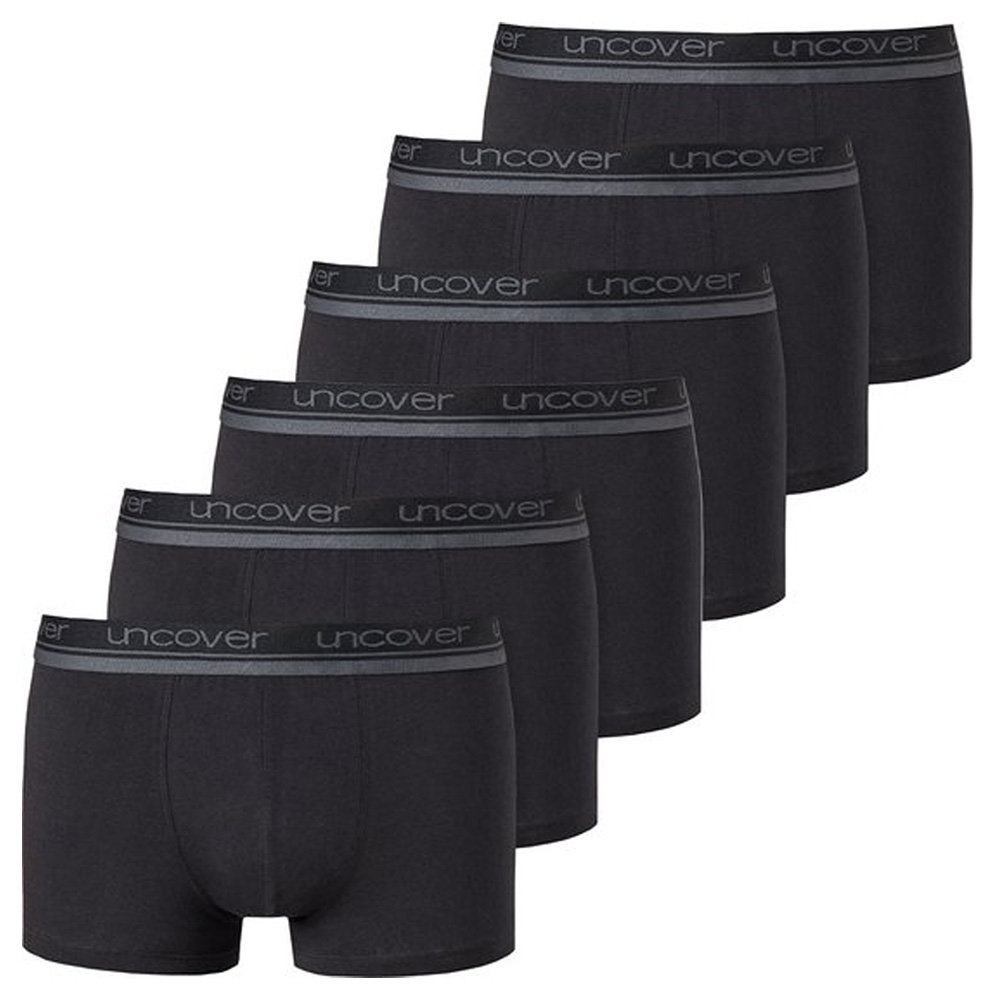 uncover by Schiesser Heren retro short / pant 6 pack Basic