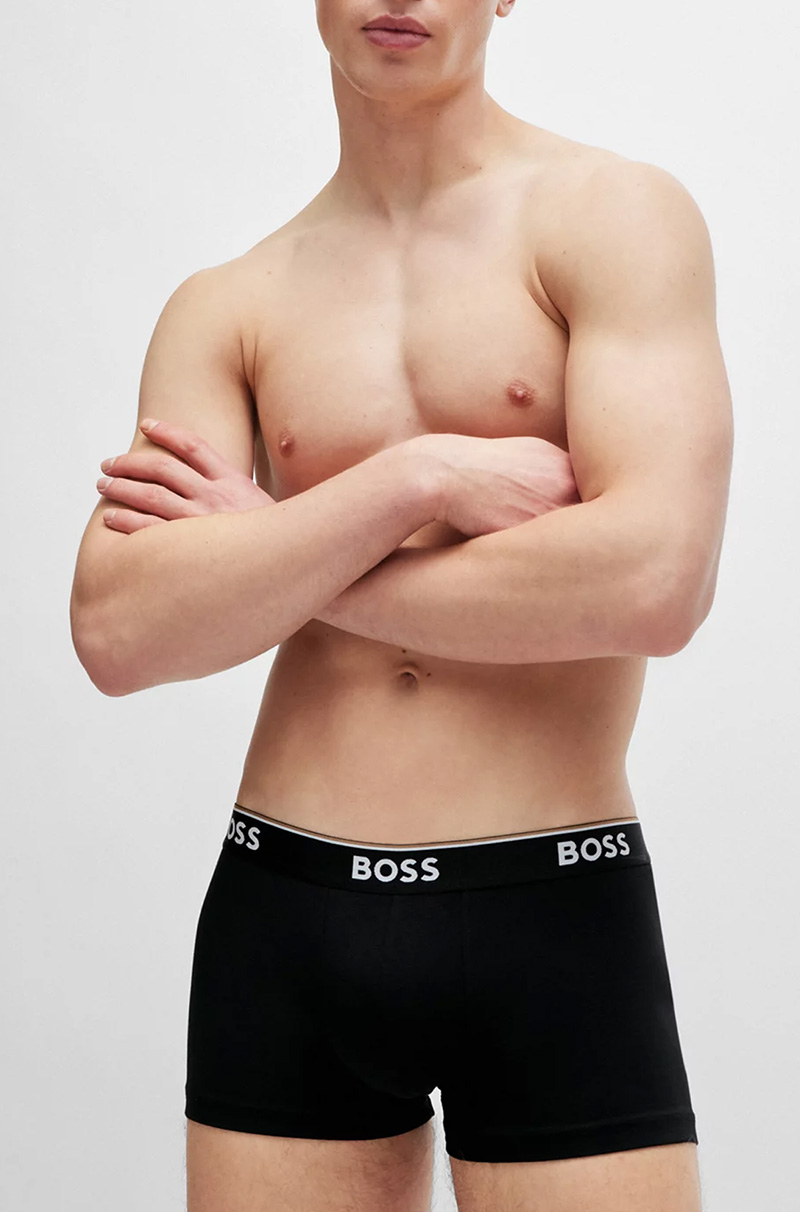 Hugo Boss Power boxershort - trunk 3-pack groen/blauw/zwart