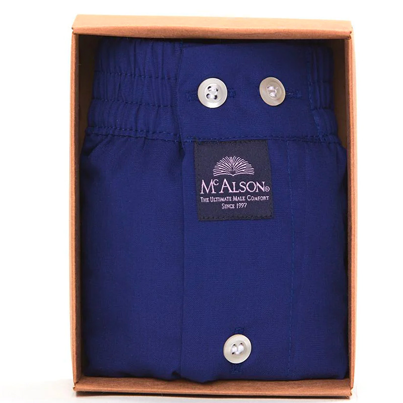 Mc Alson Boxer Classic cobalt blue