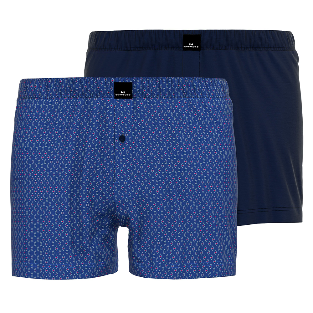 Gotzburg Jersey boxers 2-pack wildlife blue