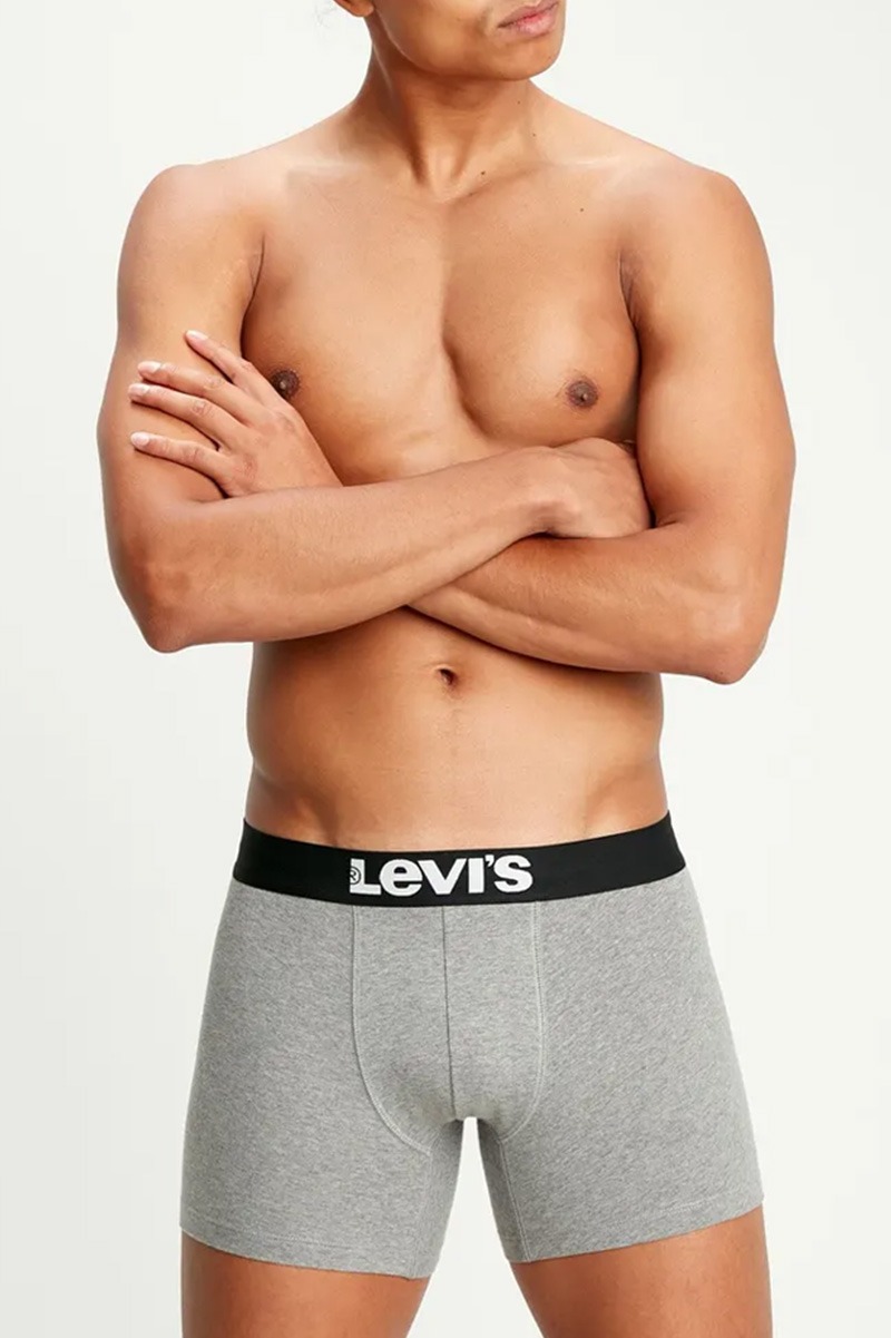 Levis Boxershorts 2-pack grijs