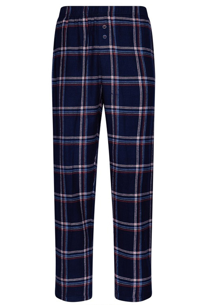 Pastunette  Pyjama met flanelle broek blauw  