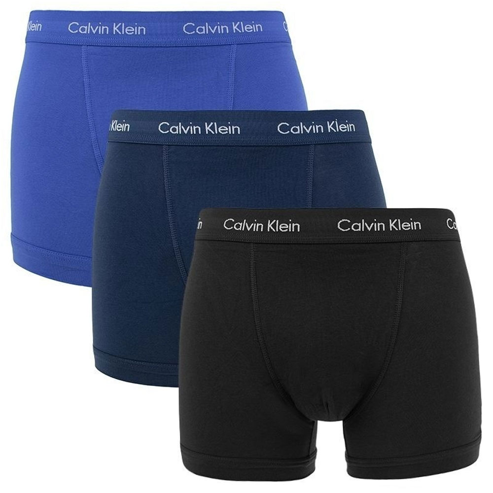 Calvin Klein Boxershorts 3-Pack blauw-zwart