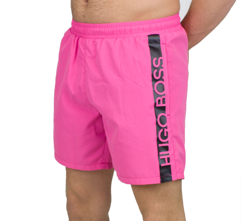 Hugo Boss Dolphin zwemshort roze-zwart