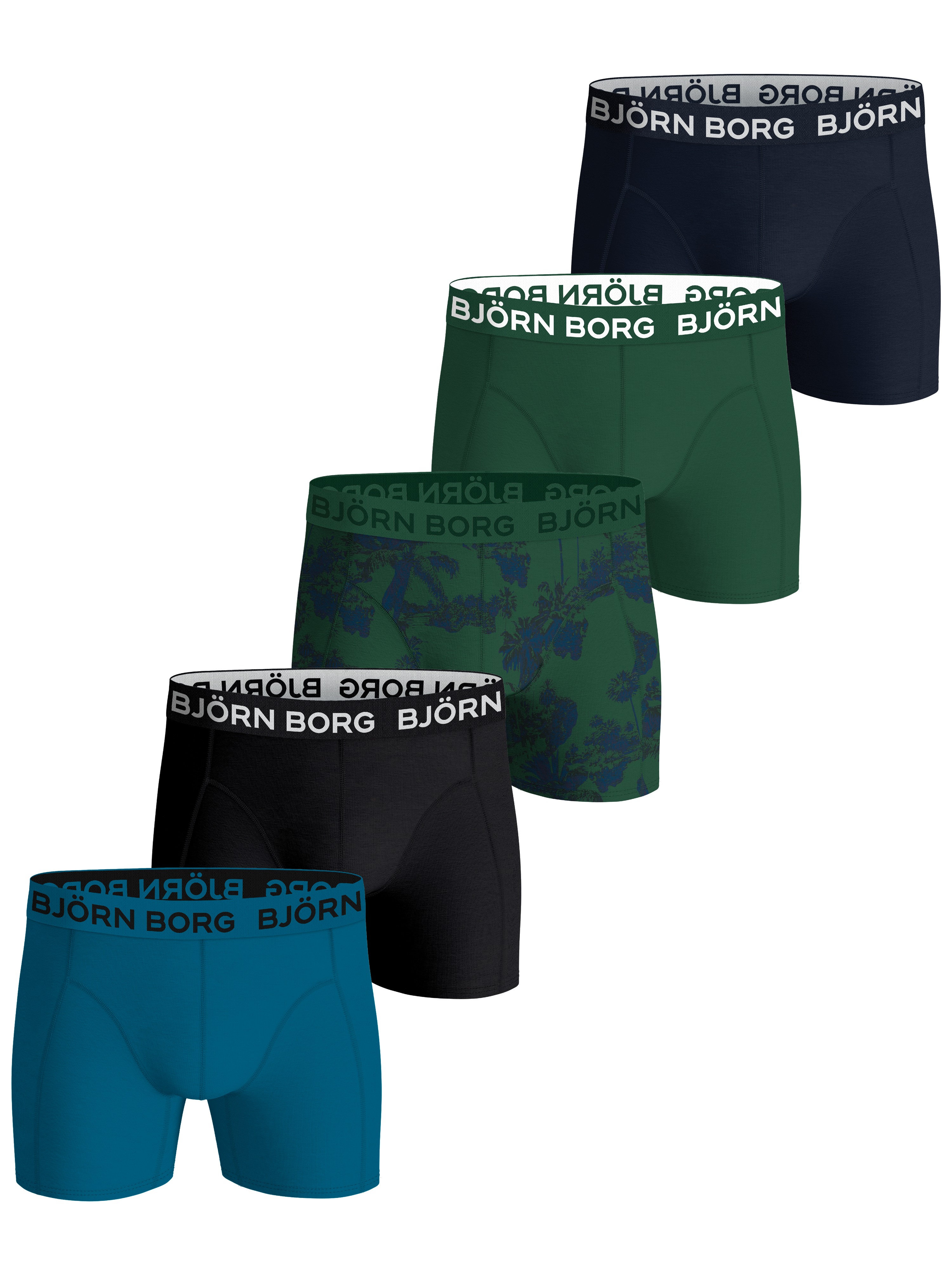 Bjorn Borg boxershort For Boys 5-pack groen