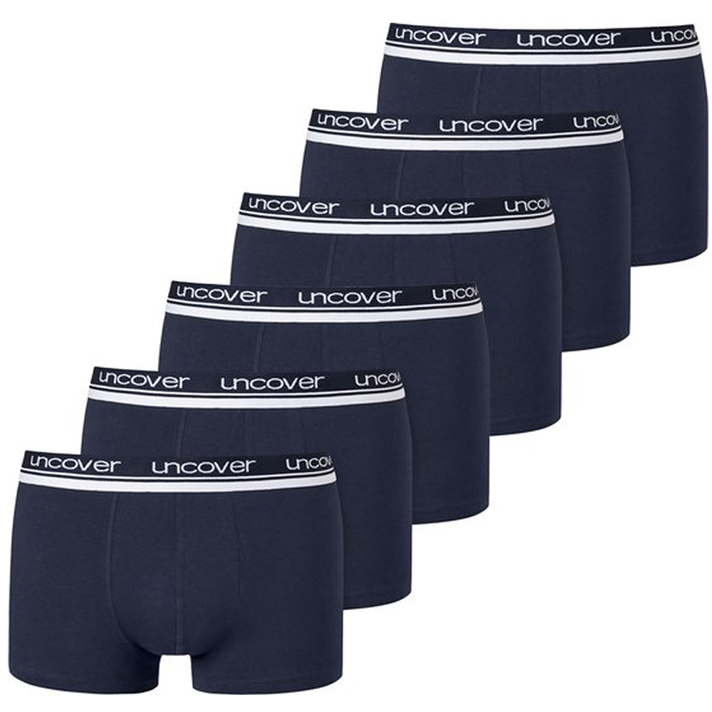 uncover by Schiesser Heren retro short / pant 6 pack Basic