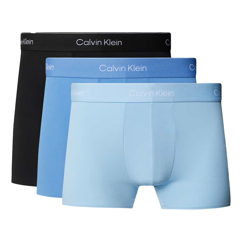 Calvin Klein Icon short - trunk blue-zwart 3-pack