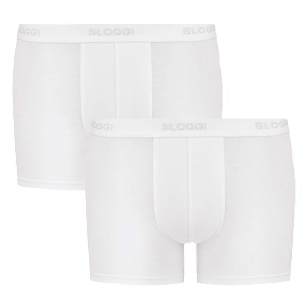 Sloggi men Short 24/7 2-pack wit