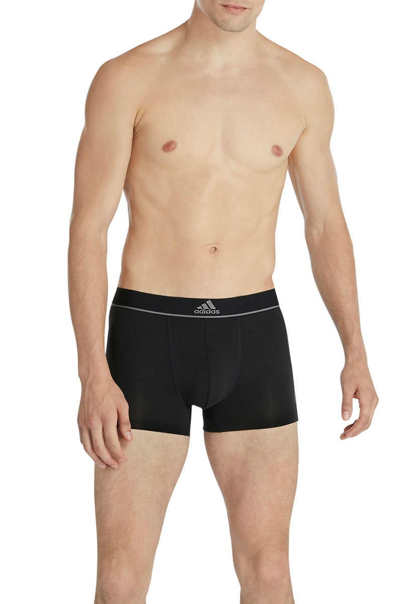 Adidas boxershorts active microfiber flex 3-pack zwart-groen