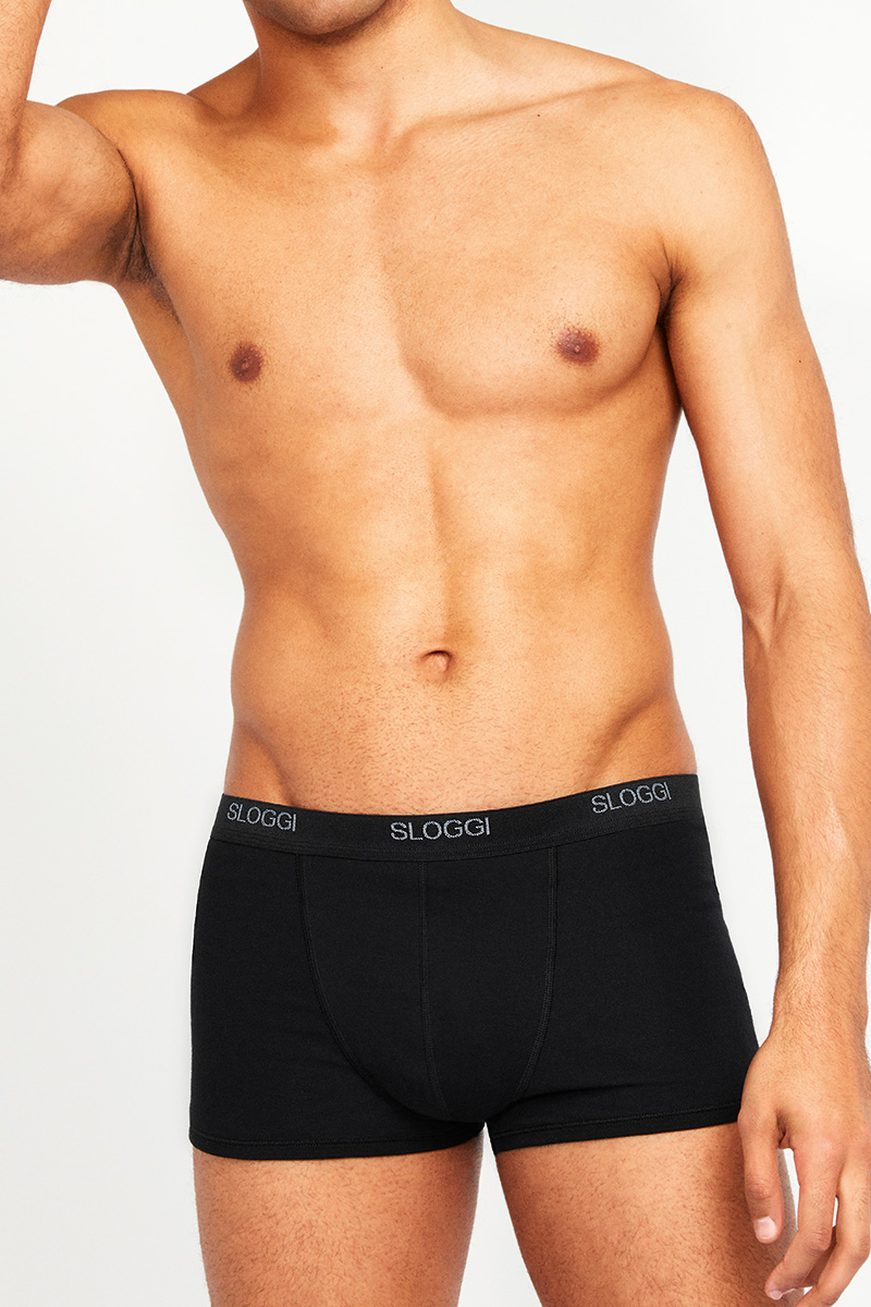 Sloggi men Basic short zwart 4-pack = 3+1 gratis 