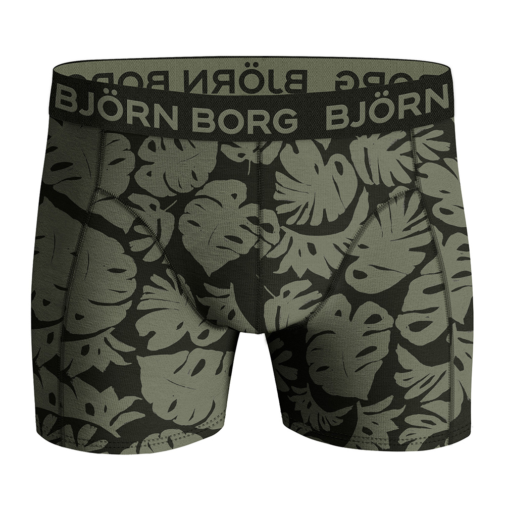 Bjorn Borg boxershorts  5-pack cotton stretch groen - zwart 