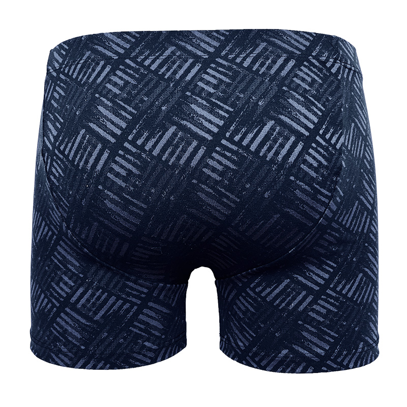 Set Boxershort microfiber Structure blue