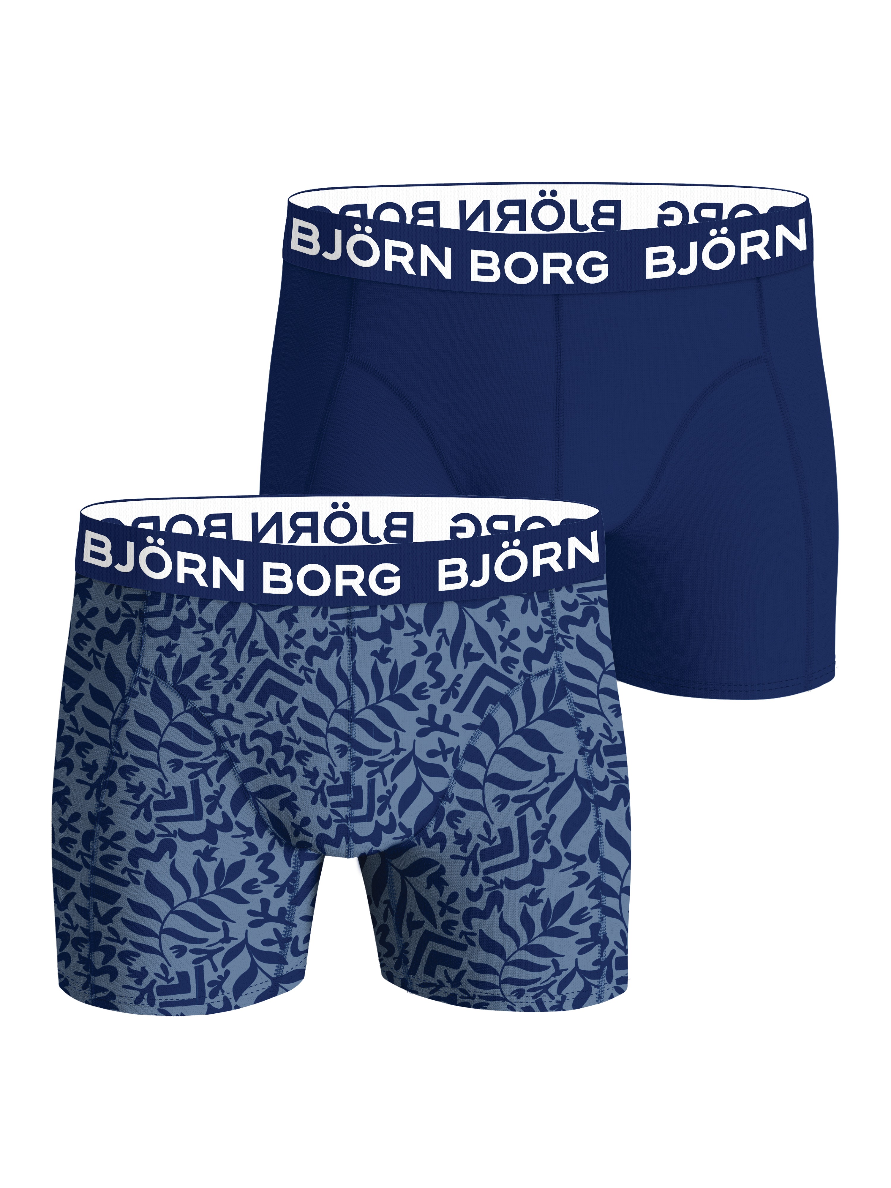 Bjorn Borg Bamboo Boxershorts 2-pack blue - print