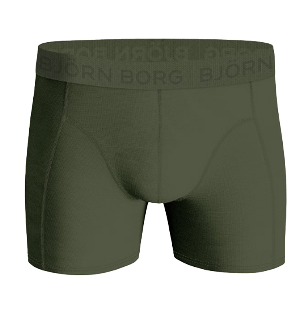 Bjorn Borg boxershorts 3-pack cotton stretch groen-blauw-khaki