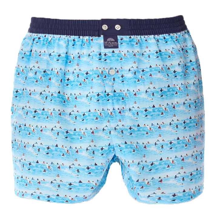 McAlson boxer Surfers blue