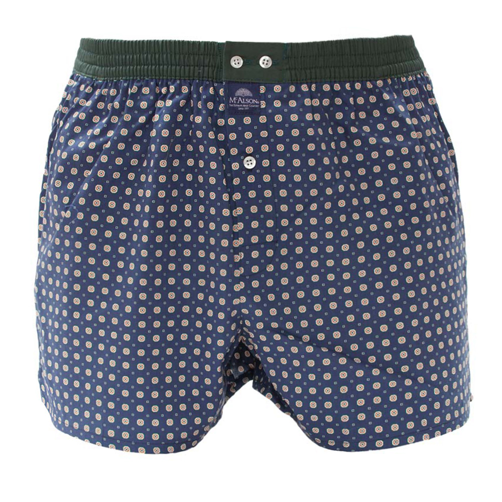 Mc Alson boxer marine met print 