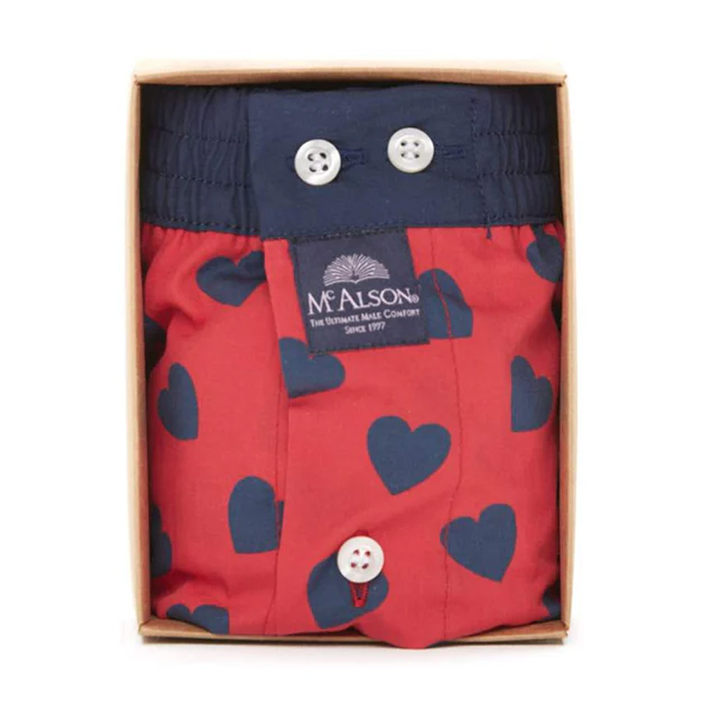 McAlson Boxer Valentine red